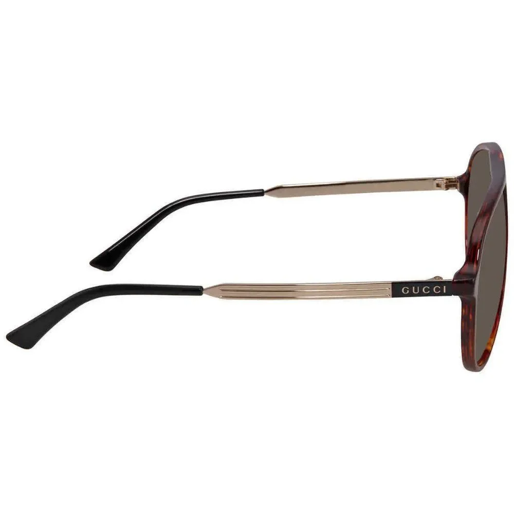 NEW Gucci Brown Aviator Men's Sunglasses